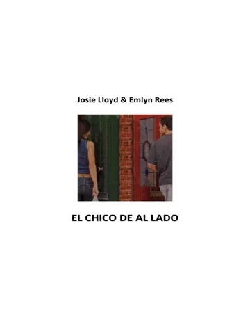 El chico de al lado de Josie Lloyd, Emlyn Rees, portada del libro