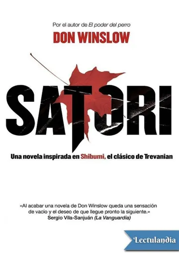 Satori de Don Winslow, portada del libro