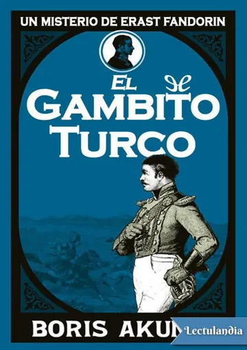 El gambito turco de Boris Akunin, portada del libro