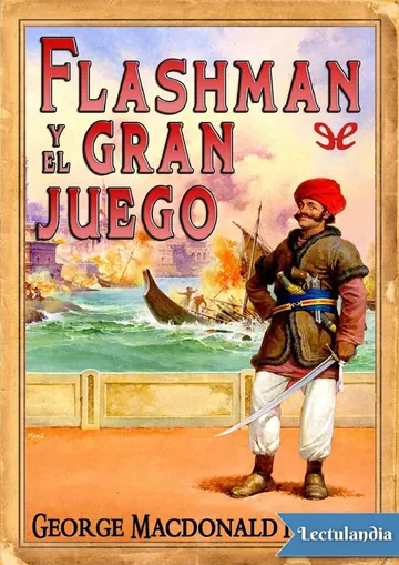Flashman y el gran juego de George MacDonald Fraser, portada del libro