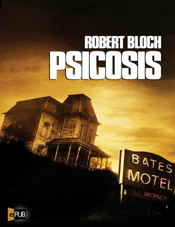 Psicosis de Robert Bloch, portada del libro