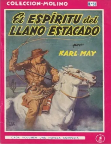 El espíritu del Llano Estacado de Karl May, portada del libro