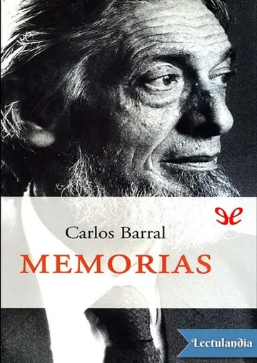 Memorias de Carlos Barral, portada del libro