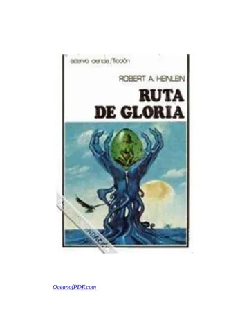 Ruta de gloria de Robert Heinlein, portada del libro