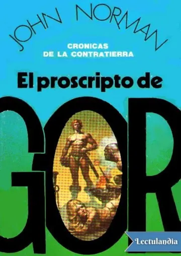 El proscripto de Gor de John Norman, portada del libro