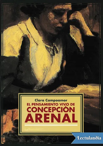 El pensamiento vivo de Concepción Arenal de Clara Campoamor, portada del libro