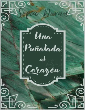 Una puñalada al corazón: Adrien de Sofia Duran, portada del libro
