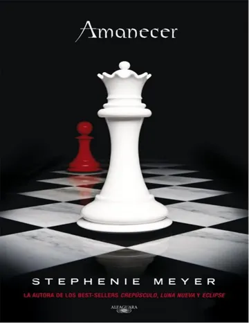 Amanecer de Stephanie Meyer, portada del libro