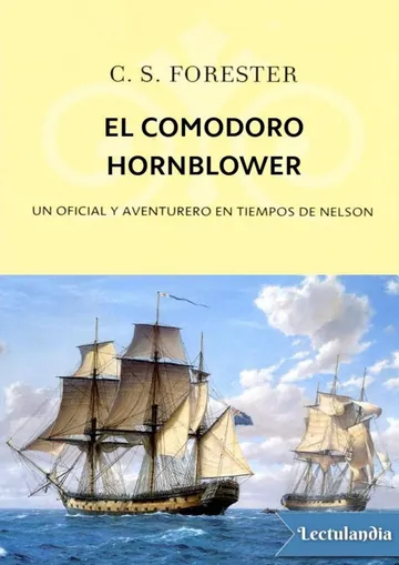 El comodoro Hornblower de C. S. Forester, portada del libro