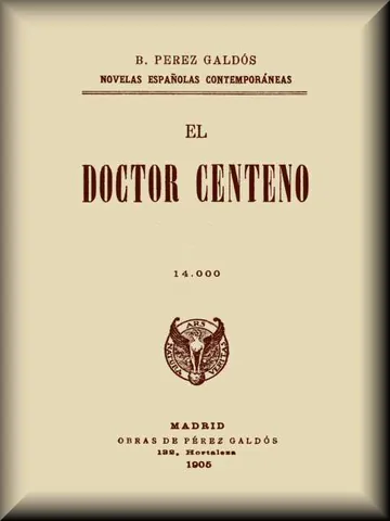 El doctor Centeno de Benito Pérez Galdós, portada del libro