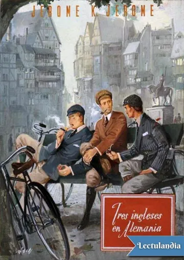 Tres ingleses en Alemania de Jerome K. Jerome, portada del libro