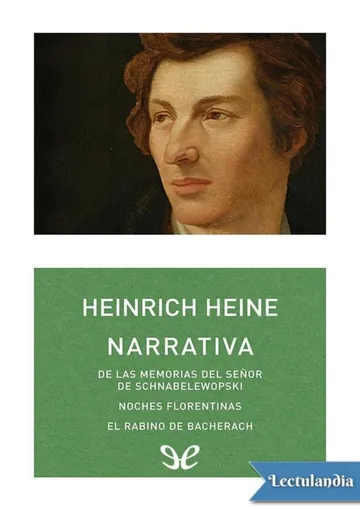 Narrativa de Heinrich Heine, portada del libro