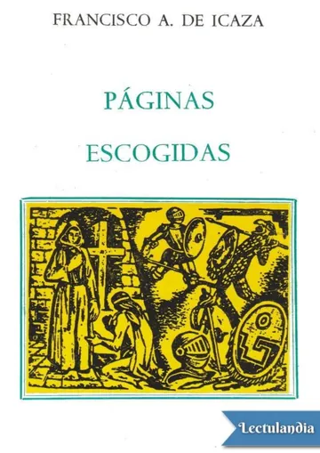 Páginas escogidas de Francisco A. de Icaza, portada del libro