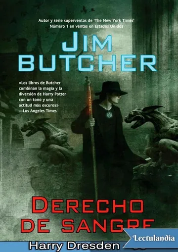 Derecho de sangre de Jim Butcher, portada del libro