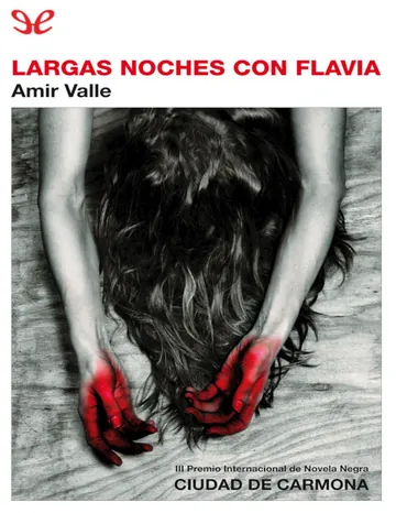 Largas noches con Flavia de Amir Valle Ojeda, portada del libro