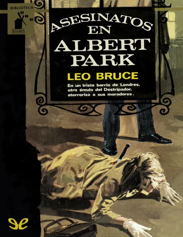 Asesinatos en Albert Park de Leo Bruce, portada del libro