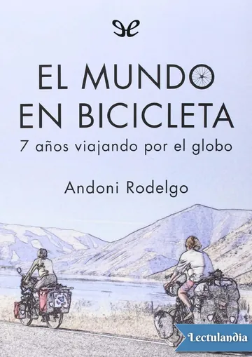 El mundo en bicicleta de Andoni Rodelgo, portada del libro