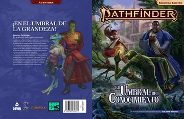 El umbral del conocimiento de Paizo Staff, portada del libro
