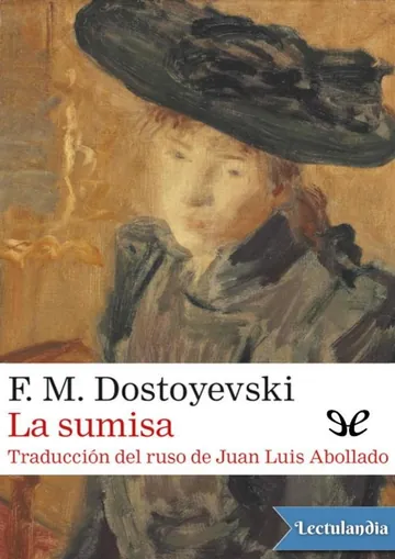 La sumisa de Fiódor Dostoyevski, portada del libro