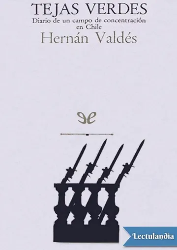 Tejas Verdes: diario de un campo de concentración en Chile de Hernán Valdés, portada del libro