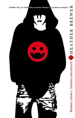 Primera crónica: Vampiro adolescente de Heather Brewer, portada del libro