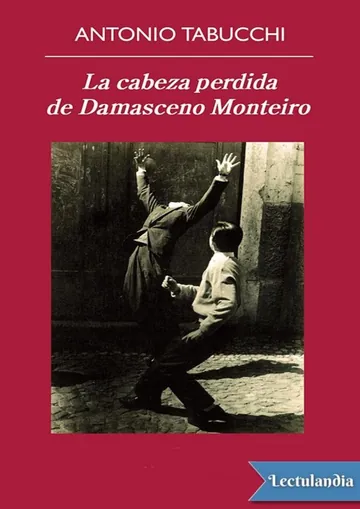 La cabeza perdida de Damasceno Monteiro de Antonio Tabucchi, portada del libro