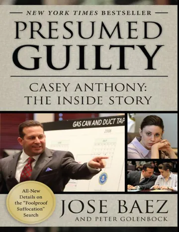 Presumed Guilty de Peter Golenbock, Peter Golenbock Jose Baez, portada del libro