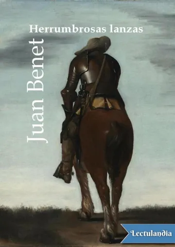 Herrumbrosas lanzas de Juan Benet, portada del libro