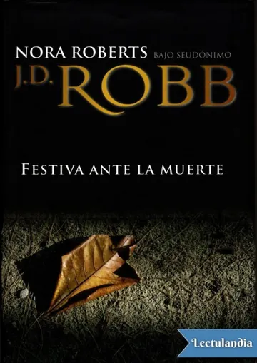 Festiva ante la muerte de J. D. Robb, portada del libro