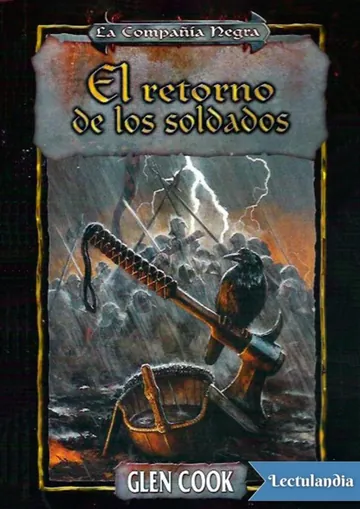 El retorno de los soldados de Glen Cook, portada del libro