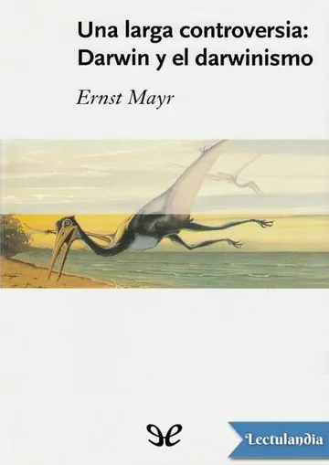 Una larga controversia de Ernest Mayr, portada del libro