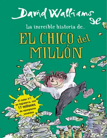 El chico del millón de David Walliams, portada del libro