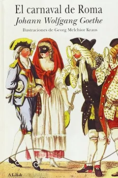 El carnaval de Roma de Johann Wolfgang von Goethe, portada del libro