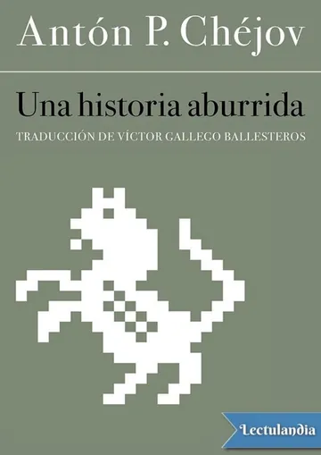 Una historia aburrida de Anton Chejov, portada del libro