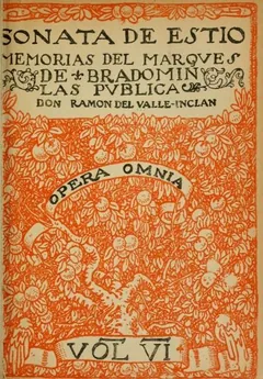 Sonata de estío: memorias del marqués de Bradomín - Ramón María del Valle-Inclán