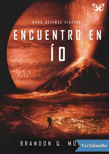 Encuentro en Ío de Brandon Q. Morris, portada del libro