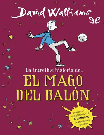 El mago del balón de David Walliams, portada del libro
