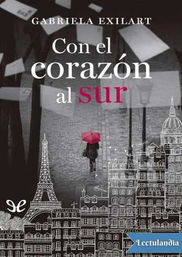 Con el corazón al sur de Gabriela Exilart, portada del libro