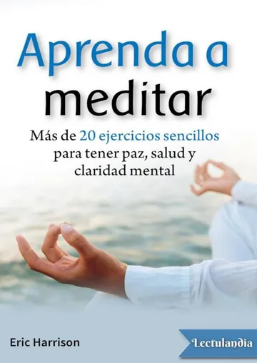 Aprenda a meditar de Eric Harrison, portada del libro