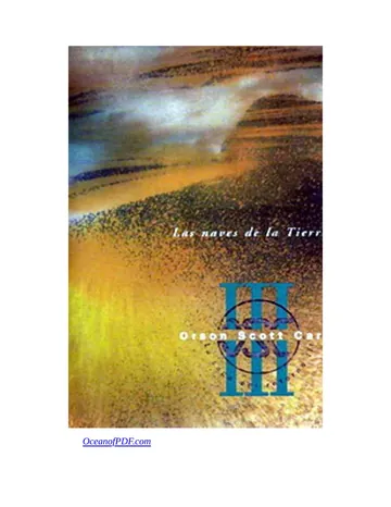Las naves de la Tierra de Orson Scott Card, portada del libro