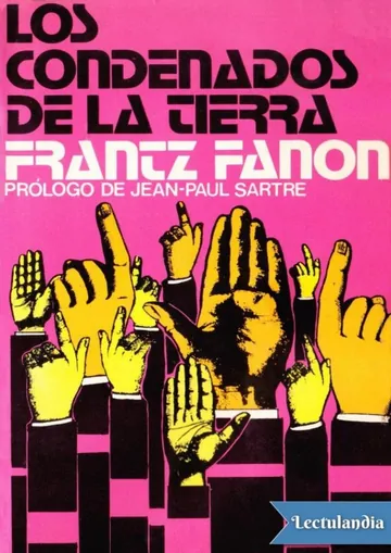 Los condenados de la tierra de Frantz Fanon, portada del libro