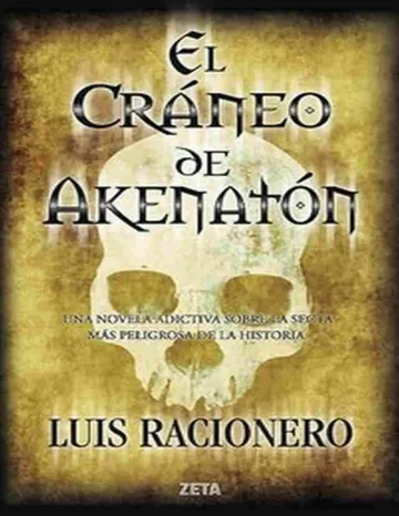 El cráneo de Akenatón de Luis Racionero, portada del libro