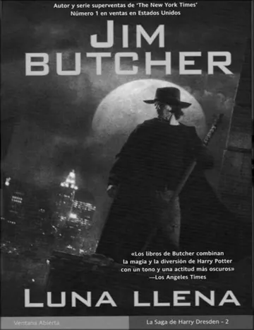 Harry Dresden 02 - Luna llena de Jim Butcher, portada del libro