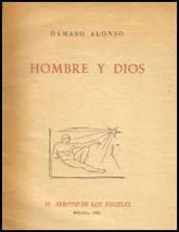 Hombre y Dios de Damaso Alonso, portada del libro