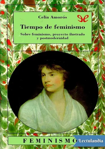 Tiempo de feminismo: sobre feminismo, proyecto ilustrado y postomodernidad de Celia Amoros, portada del libro