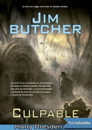 Culpable de Jim Butcher, portada del libro