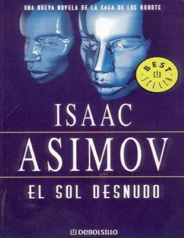 El sol desnudo de Isaac Asimov, portada del libro