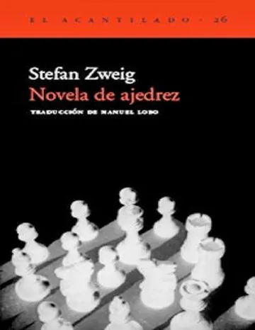Novela de ajedrez de Stefan Zweig, portada del libro