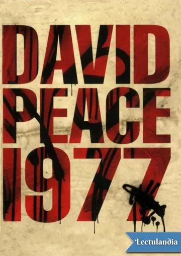 1977 de David Peace, portada del libro