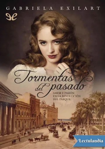 Tormentas del pasado de Gabriela Exilart, portada del libro
